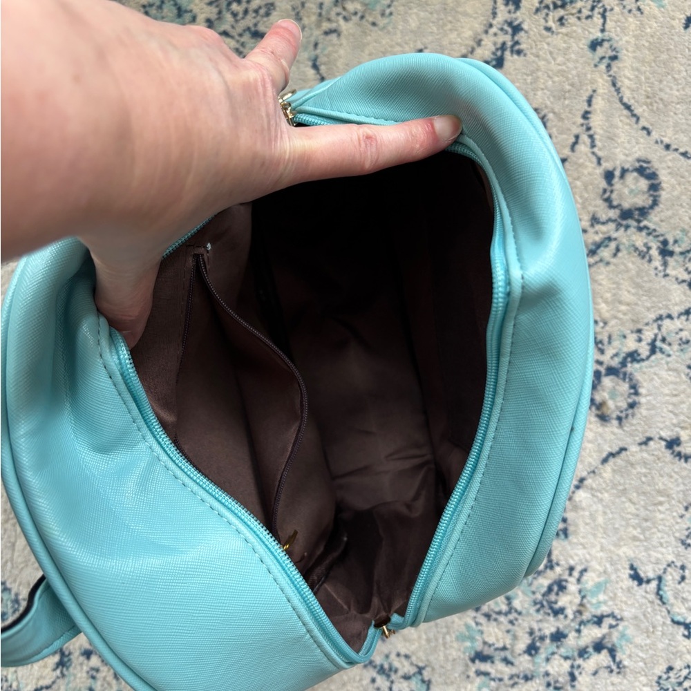 Mini Backpack with Bow Accent - Picture 3 of 7